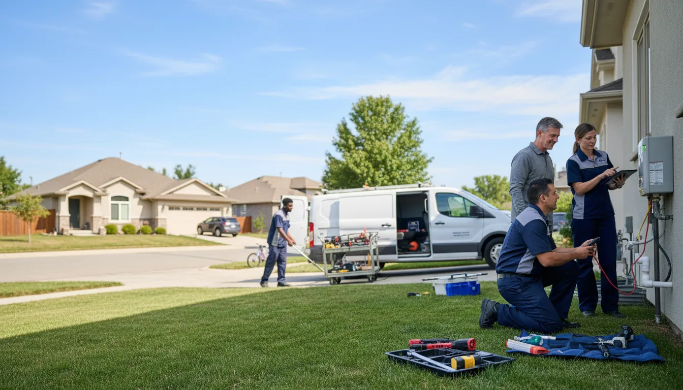 Tankless water heater service in Luling, TX